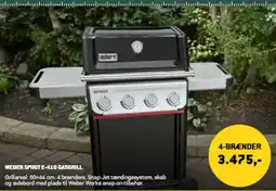 XL-BYG Weber spirit e-410 gasgrill tilbud