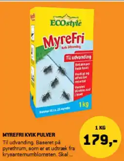 XL-BYG Myrefri kvik pulver tilbud