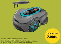 XL-BYG Gardena robotplæneklipper inkl. garage tilbud