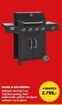 XL-BYG Casual B-430 gasgrill tilbud