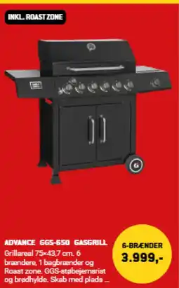 XL-BYG Advance GGS-650 gasgrill tilbud