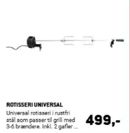 XL-BYG Rotisseri universal tilbud