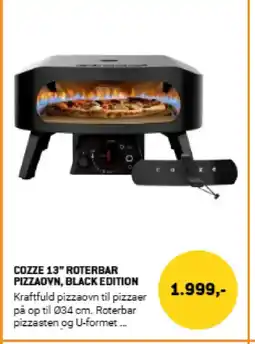XL-BYG Cozze 13" roterbar pizzaovn, black edition tilbud