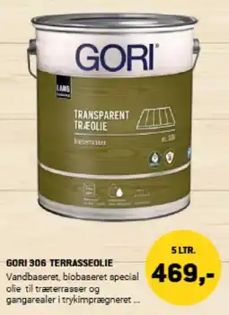XL-BYG Gori 306 terrasseolie tilbud