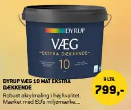 XL-BYG Dyrup Væg 10 mat ekstra dækkende tilbud