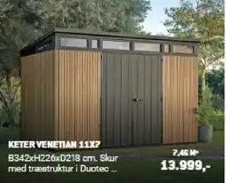 XL-BYG Keter venetian 11x7 tilbud