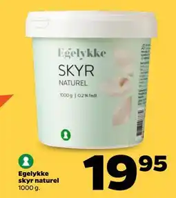 Netto Egelykke skyr naturel tilbud