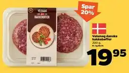 Netto Velsmag danske hakkebøffer tilbud