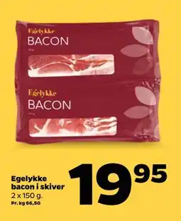 Netto Egelykke bacon i skiver tilbud
