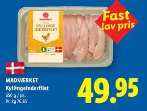 MADVÆRKET Kyllingeinderfilet