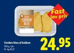 Lidl Cordon bleu af kalkun tilbud