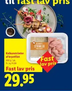 Lidl Kalkunstrimler af brystfilet tilbud