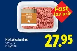 Lidl Hakket kalkunkød tilbud