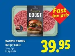 Lidl DANISH CROWN Burger Boost tilbud