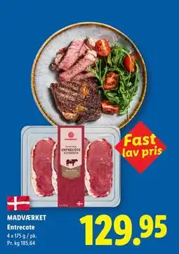 Lidl MADVÆRKET Entrecote tilbud