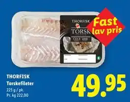 Lidl THORFISK Torskefileter tilbud