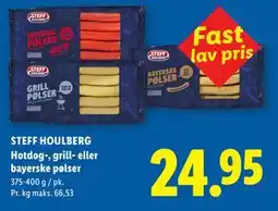 Lidl STEFF HOULBERG Hotdog-, grill- eller bayerske pølser tilbud