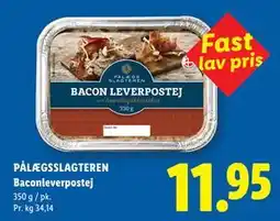 Lidl PÅLÆGSSLAGTEREN Baconleverpostej tilbud