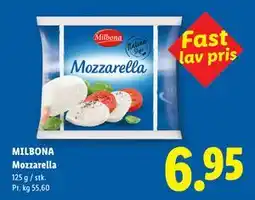 Lidl MILBONA Mozzarella tilbud
