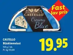 Lidl CASTELLO Blåskimmelost tilbud
