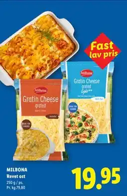 Lidl MILBONA Revet ost tilbud