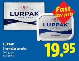 LURPAK Smør eller smørbar