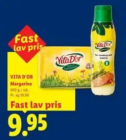 Lidl VITA D’OR Margarine tilbud