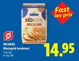 Lidl BELBAKE Økologisk hvedemel tilbud