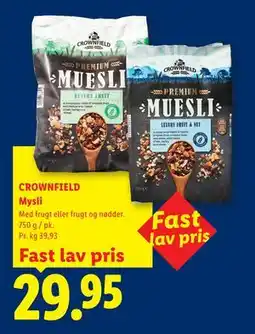 Lidl CROWNFIELD Mysli tilbud