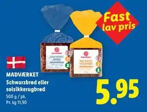 MADVÆRKET Schwarzbrød eller solsikkerugbrød