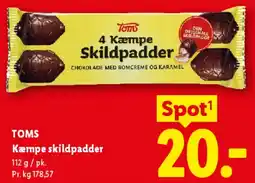 Lidl Toms 4 Kæmpe Skildpadder tilbud