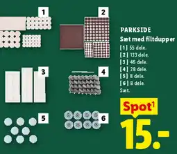 Lidl Sæt med filtdupper tilbud