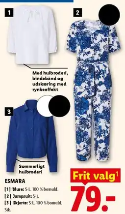 Lidl ESMARA - frit valg (Bluse / Jumpsuit / Skjorte) tilbud