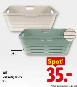 Lidl Vasketøjskurv tilbud