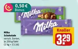 REWE DE Milka Schokolade, EUR 3.29 tilbud