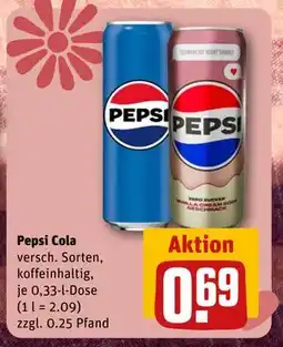 REWE DE Pepsi Cola, EUR 0.69 tilbud