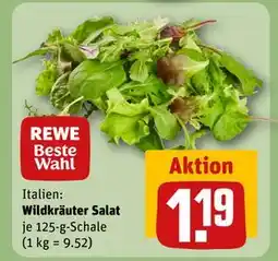 REWE DE Wildkräuter Salat, EUR 1.19 tilbud
