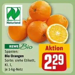 REWE DE Bio Orangen, EUR 2.29 tilbud