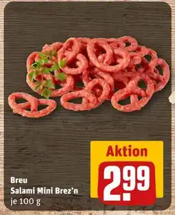 REWE DE Breu Salami Mini Brez’n, EUR 2.99 tilbud
