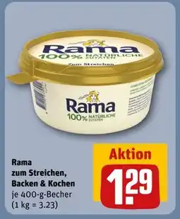 REWE DE Rama zum Streichen, Backen & Kochen, EUR 1.29 tilbud