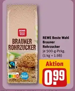 REWE DE REWE Beste Wahl Brauner Rohrzucker, EUR 99 tilbud