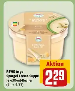 REWE DE REWE to go Spargel Creme Suppe, EUR 2.29 tilbud