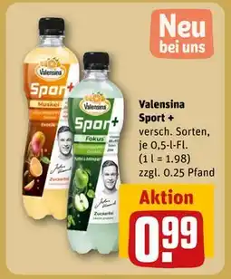 REWE DE Valensina Sport +, EUR 0.99 tilbud