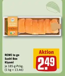 REWE DE REWE to go Sushi Box Kiyomi, EUR 2.49 tilbud