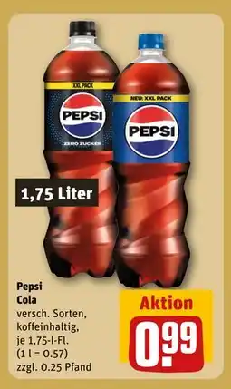 REWE DE Pepsi Cola, EUR 0.99 tilbud
