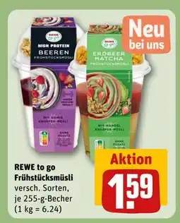 REWE DE REWE to go Frühstücksmüsli, EUR 1.59 tilbud