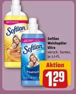 REWE DE Softlan Weichspüler Ultra, EUR 1.29 tilbud