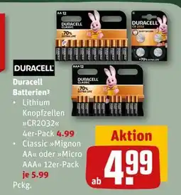 REWE DE Duracell Batterien tilbud