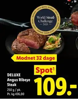 Lidl DELUXE Angus Ribeye Steak tilbud