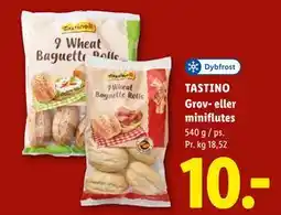 Lidl TASTINO Grov- eller miniflutes tilbud